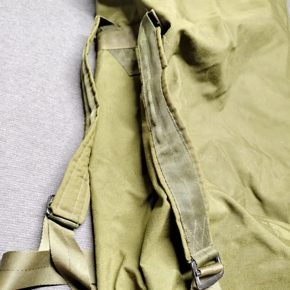 US Military Canvas Duffle Bag Olive Drab Heavy Duty Gear Bag